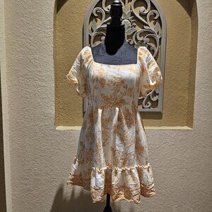 Blu Pepper L Tiered Dress Cottagecore Romantic Silhouette Pastoral Whimsical